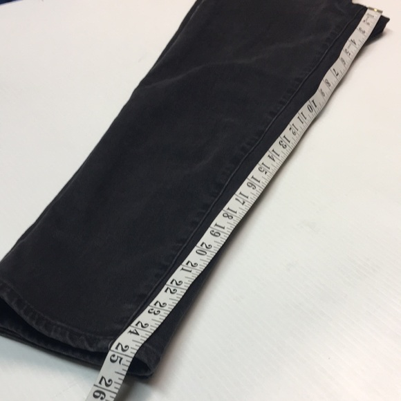 Madewell Women’s Black Classic Straight Cropped Jeans-Gromment Edition. Sz 27 - Picture 12 of 12